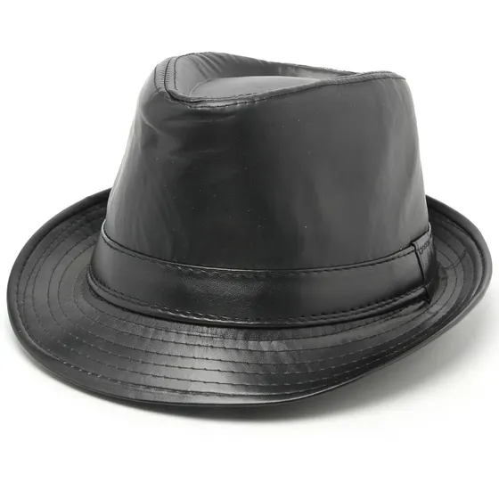Sombrero Dandy Fedora Gardelito Eco Cuero Hombre Mujer