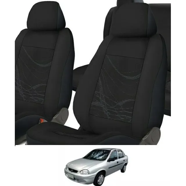 Jogo Capa De Banco Tecido Corsa Sedan Super Milenium 2001 20
