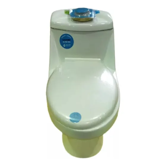 Poceta Inodoro One Piece Senio Botón Superior Aqua Nova