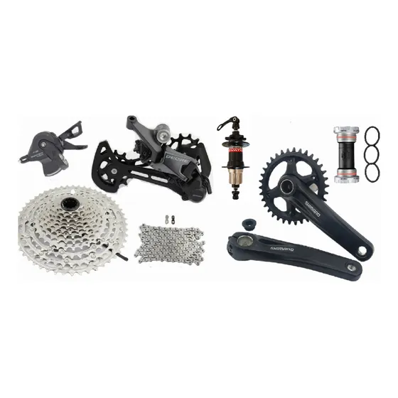 Transmisión Shimano Deore M6100 12s Microspline (con Maza)