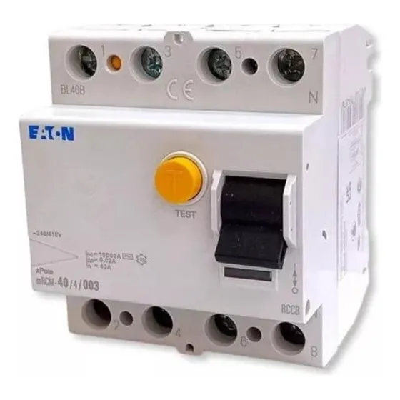 Disyuntor Diferencial 4x63a 30ma 63a Tetrapolar Eaton