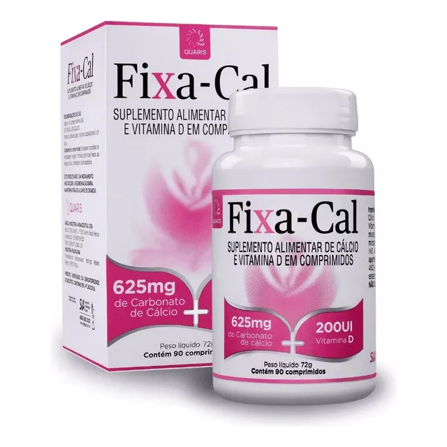 Fixa-cal Cálcio + Vitamina D Fortalecimento Dos Ossos 90 Cp