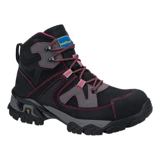 Bota Industrial De Dama Goodyear 081c Con Casco Poliamida