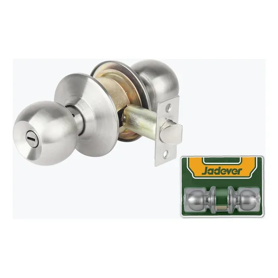 Cerradura De Pomo Para Baño Acero