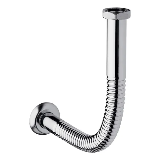 FV 239.02-CR descarga desagüe flexible plateado