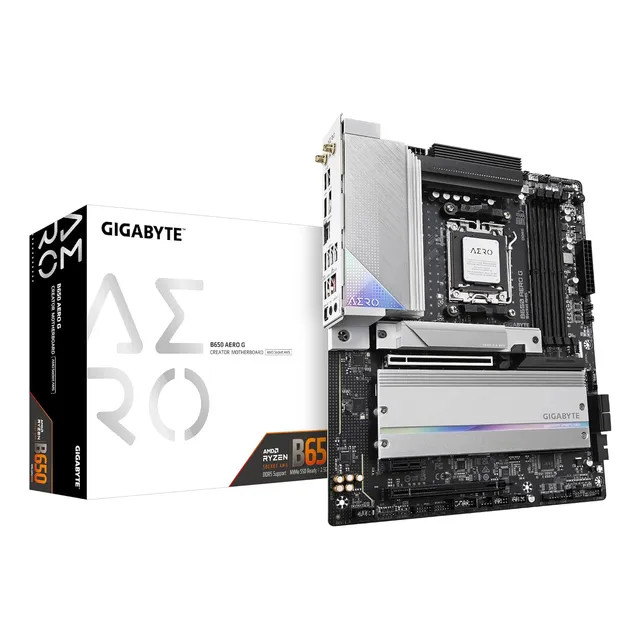 Placa Madre Gigabyte B650 Aero G, Am5, Ddr5, Pcie 5.0, Atx