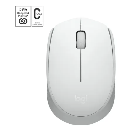 Mouse Sem Fio M170 Com Pilha Branco Logitech