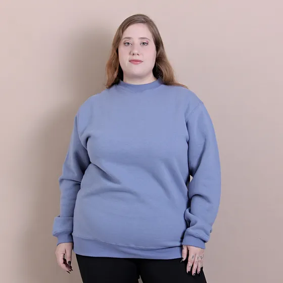 Buzo Algodón Frizado Mujer Talles Grandes Teis Moda