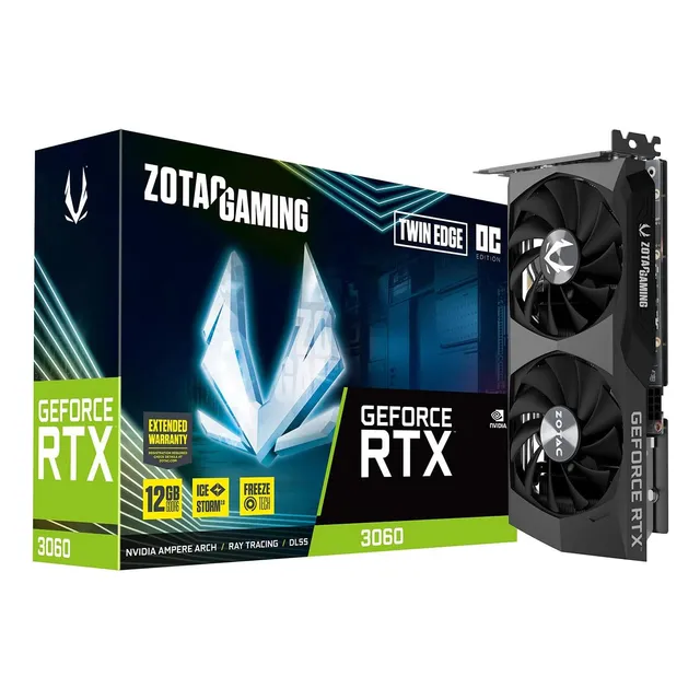 Zotac Gaming Geforce Rtx 3060 Twin Edge Oc 12gb Gddr6 192...