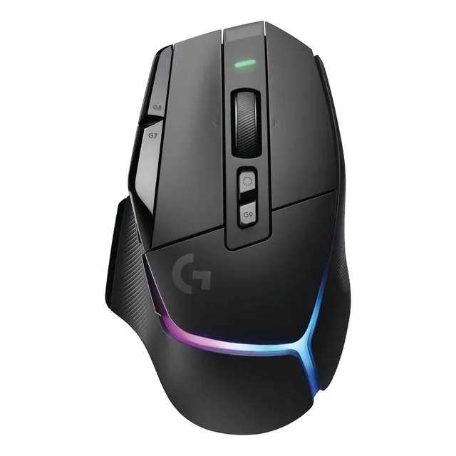 Mouse gamer inalámbrico recargable Logitech GSerie G G502 X Plus black