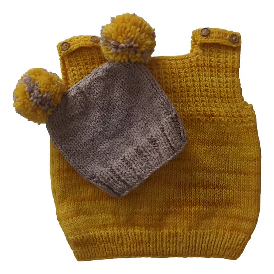 Chaleco Y Gorro - Pataia Tejidos -