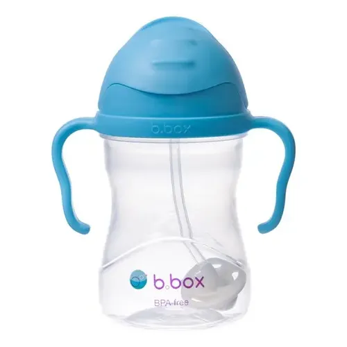 Vaso Sippy Antiderrame Bombilla 360o B.box Color blueberry
