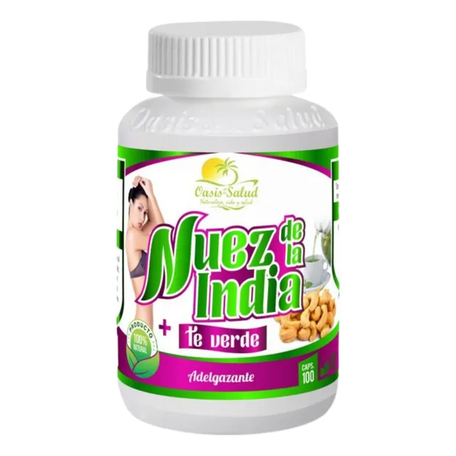 Nuez De La India + Te Verde En Capsulas - Baja De Peso