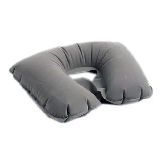 Almohada Inflable De Viaje Apoya Cabeza Auto Avión Cuello