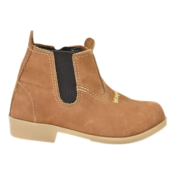Botina De Couro Infantil Wrangler Whisky