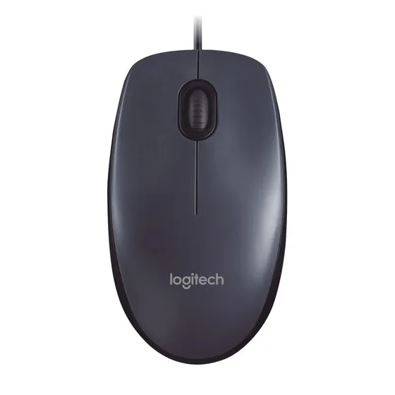 Logitech M90, Mouse Usb De Tamaño Normal, Cómodo, Con Cable