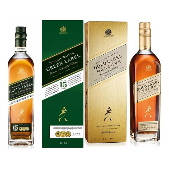 Pack Johnnie Walker Gold & Green Label