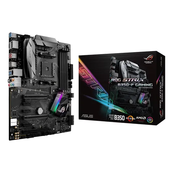 Placa Base Para Video Juego Asus Rog Strix B350-f Gaming Amd