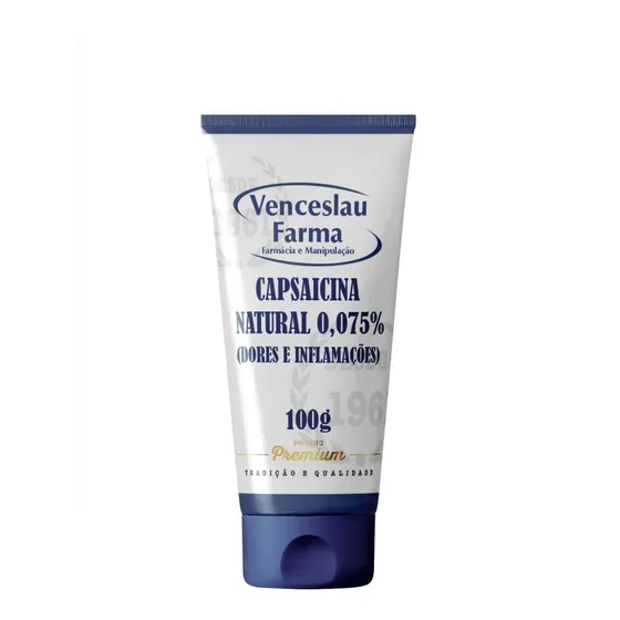 Capsaicina Natural (dores E Inflamação) 100g Creme  