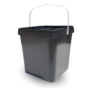 Balde Quadrado 16l Tampa Com Lacre Para Guardar Ração Balde Quadrado 16l Tampa Com Lacre Para Guardar Ração