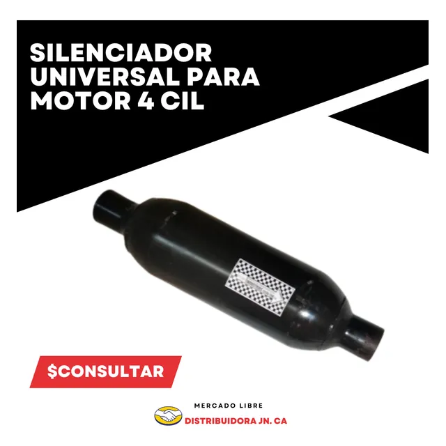 Silenciador Universal Para 4 Cil - Corsa/aveo/fiesta/rio