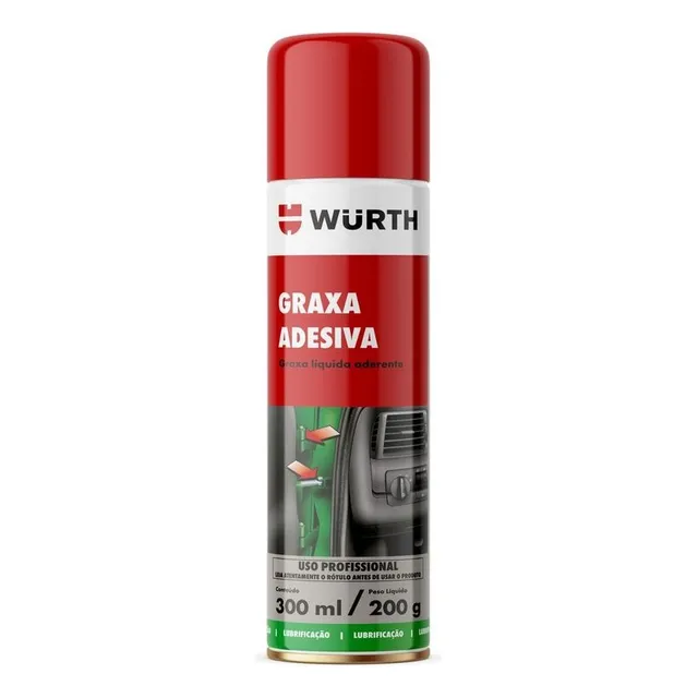 Graxa Adesiva Líquida Aderente 300ml/ 200g  Wurth 
