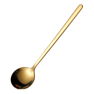 Cuchara Redonda Pequeña 41015cm Oro Inoxidable Cuchara Redonda Pequeña 41015cm Oro Inoxidable