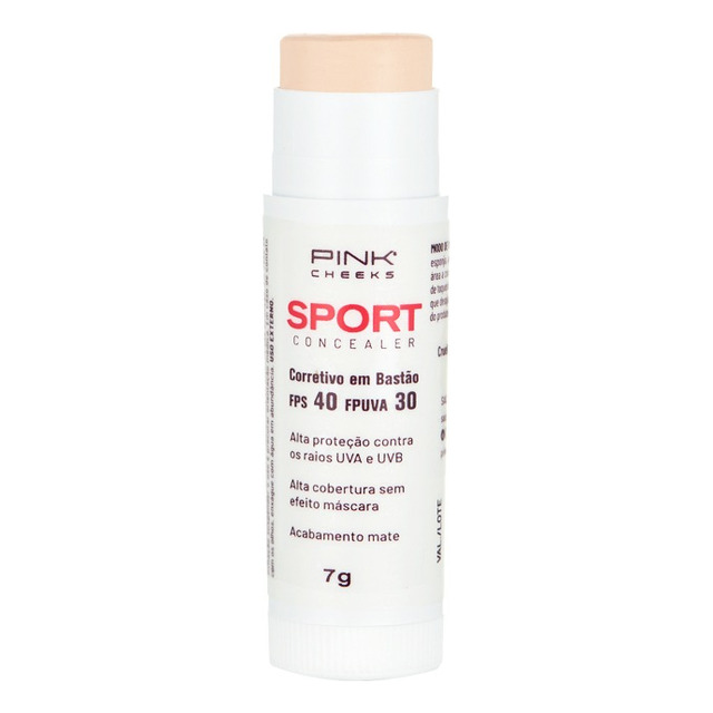 Corretivo Pink Cheeks Fps40 Resistente Ao Suor 7g Cores Corretivo Pink Cheeks Fps40 Resistente Ao Suor 7g Cores