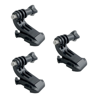 Base J-hook 3 Pzas Compatible Gopro Eken Sjcam Sportcam Fse Base J-hook 3 Pzas Compatible Gopro Eken Sjcam Sportcam Fse