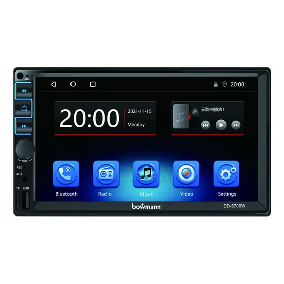 Radio Carro Pantalla 7' Carplay 2 Din Inalambrico Bluetooth Color Negro | Cuotas sin interés