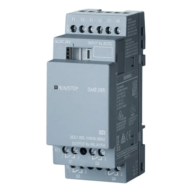 Programador Logo! Dm8 24r 24v/24v/rele 4 Di/4 Do // V8