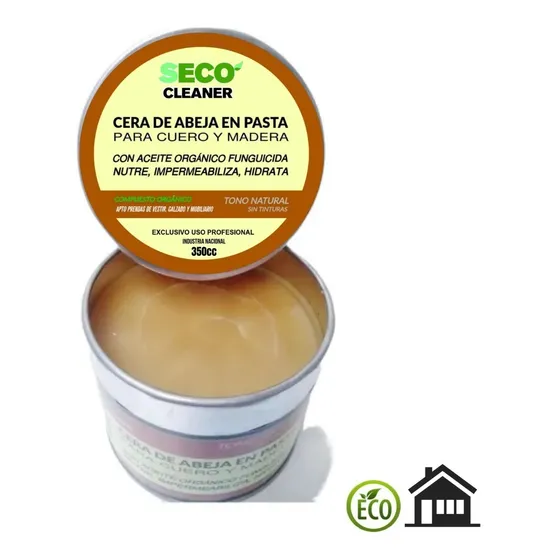 Cera Abeja Cuero Madera 350cc C/aplicador Nutridor Restaura