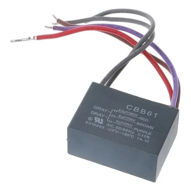 .. Condensador De Ventilador De Techo Cbb61 4.5uf+6uf+6uf 5