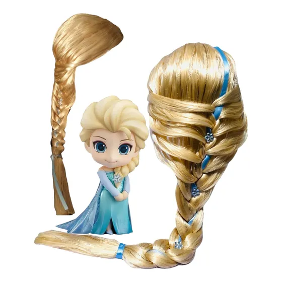 Peluca Elsa Princesa Frozen  Niña Personaje
