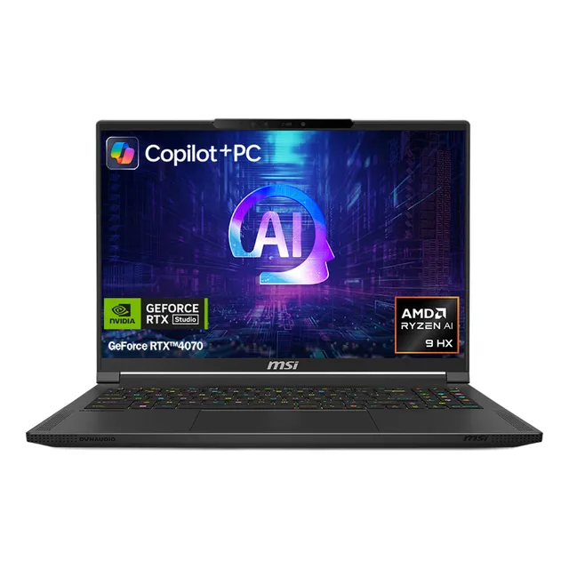 Laptop Gaming Msi Stealth 16  Ai+ R9 Hx 370 32gb 1tb W11 Negro