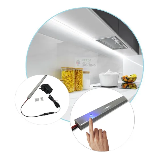 Luz Led Alacena Mesada Cocina 1 M Tactil + Potente! Vdl