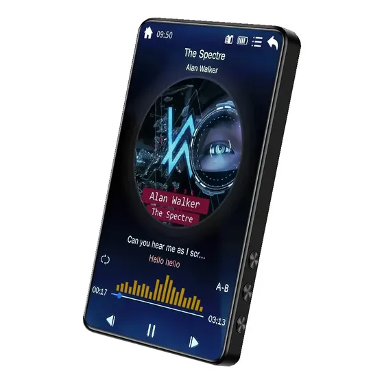 Reproductor Mp4 + Mp3,full Tactil-bluetooth+altavoz,16-128gb Color Negro | Cuotas sin interés