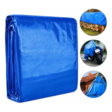 Lona Cobertor Impermeable EOLAND 2x3 m para Auto y Carga Azul