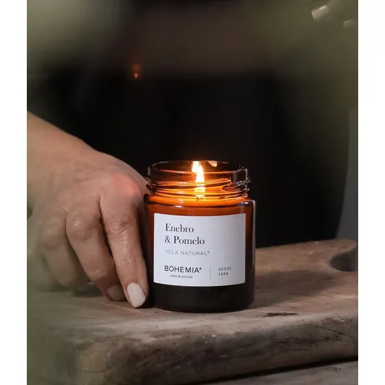 Vela Aromática Deco 100%natural Mercat Bohemia