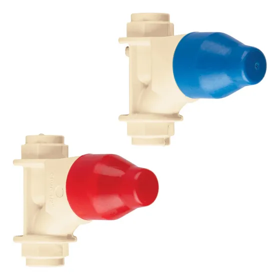 Juego De 2 Llaves De Empotrar Cpvc 1/2  Para Regadera, Foset