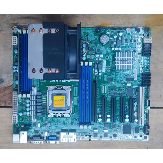 Kit Placa Mãe X9dbl-if Supermicro Xeon E5-2407 V2 2.4ghz 8gb