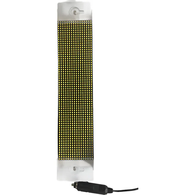 Letrero Led Wifi Para Auto 12v Con Soporte A Parabrisas 31x8