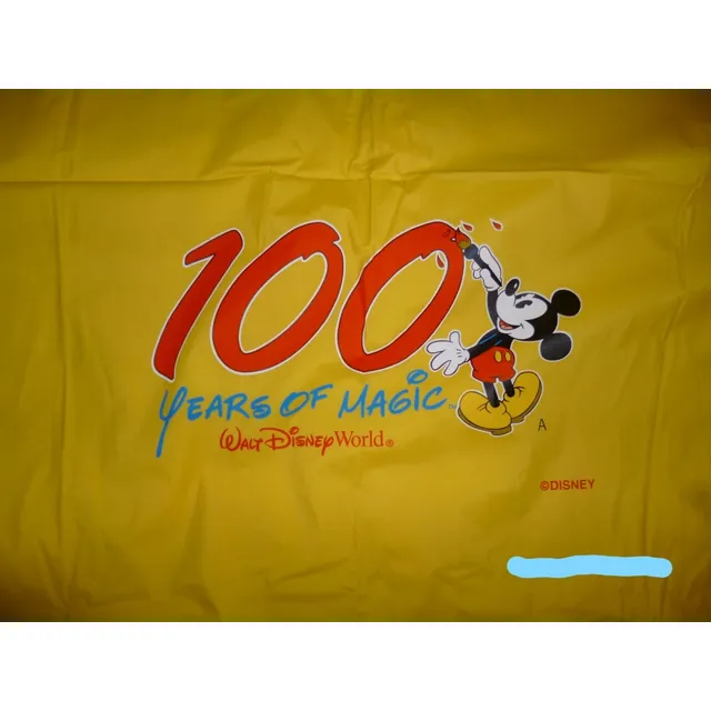 Raincoat Anti Lluvia Poncho Impermeable Disney Mickey Vintag