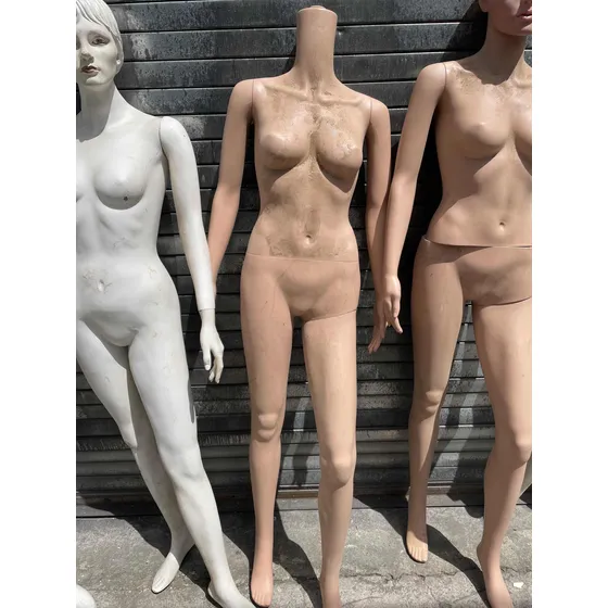 Maniquíe Mujer Plástico Cuerpo Completo Desarmable Sin Base