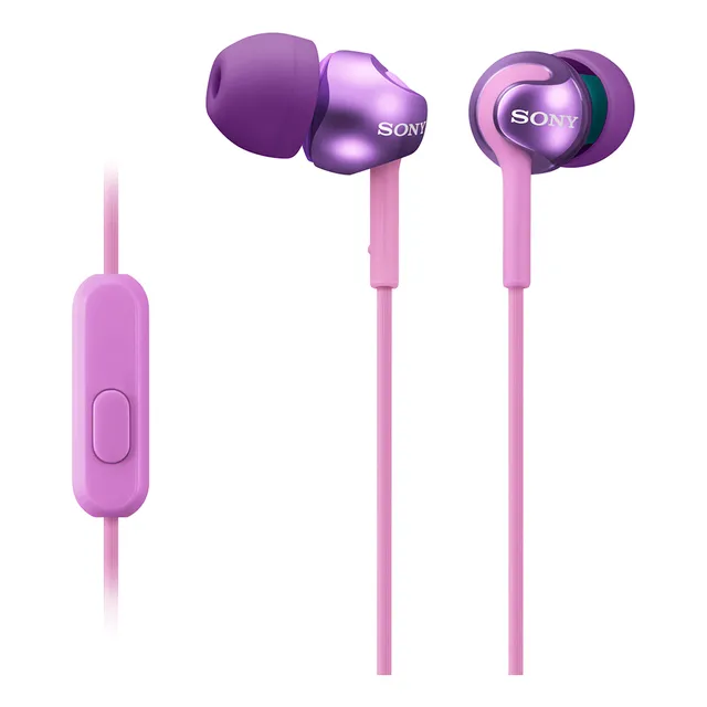 Audífono Sony Mdr Ex110ap Pure Extra Bass Color Violeta