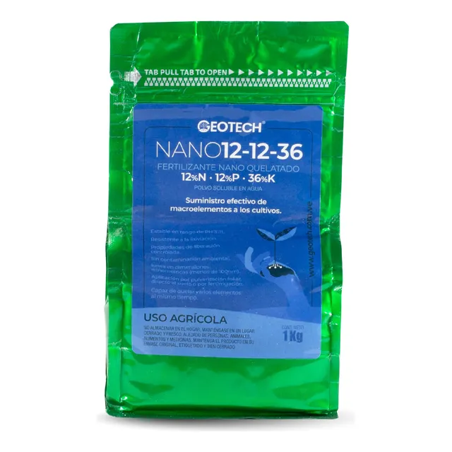 Nano Npk (12-12-36) Uso Agricola X 1 Kg 