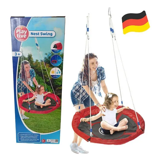 Columpio Mecedor Colgante Tipo Nido 113cm P/ Niños 150kg