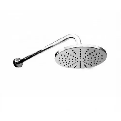 Regadera Metal Cromada Ideal Redondo 8puLG Con Tubo Y Roseta