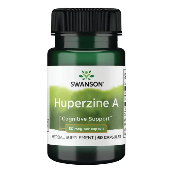 Suplemento Swanson Huperzine A 50 Mcg 60 Cápsulas