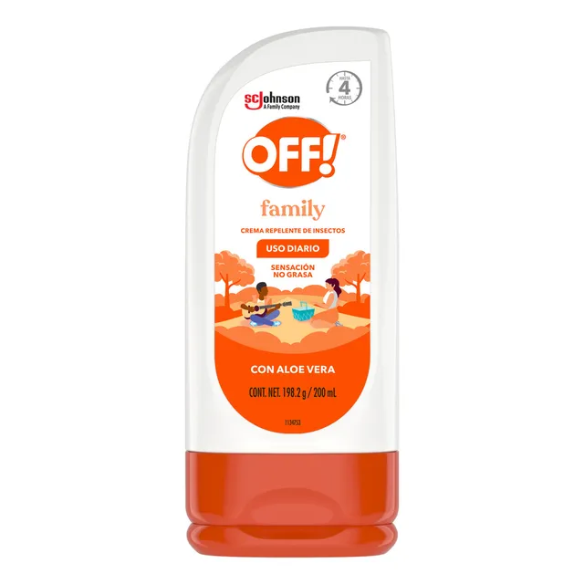 Repelente de Mosquitos en Crema OFF Family 200ml